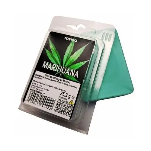 Ravina Mirihuana 25g wosk zapachowy zapach cannabis konopia do kominka zapachowego wosk sojowy do domu