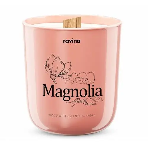 Ravina świeca zapachowa 175g #magnolia