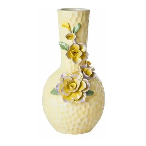 RICE Wazon Rice Flower Sculpture 25 cm Cream