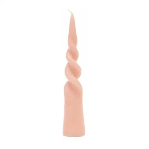 Świeca twisted cone candle pink 25 cm Riviera maison