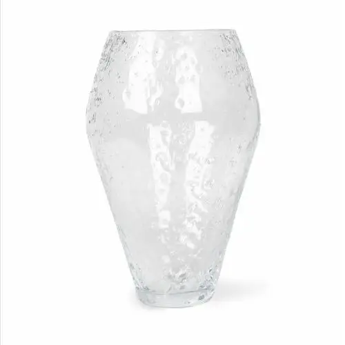 Ro Collection Wazon szklany Crushed large Clear