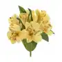 RODODENDRON sztuczny kwiat dekoracyjny o płatkach z jedwabistej tkaniny 48 cm żółty Sklep on-line