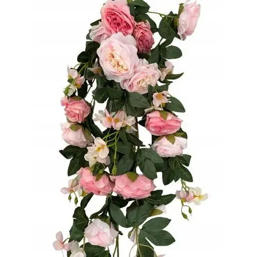 Róża Girlanda XXXL bluszcz sztuczna 4 zwisy róży