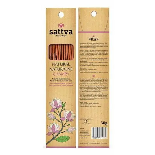 Kadzidło champa 30g Sattva ayurveda