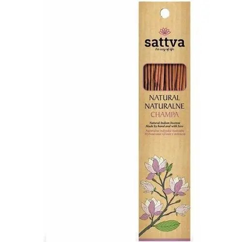 Natural indian incense naturalne indyjskie kadzidełko champa 15szt Sattva