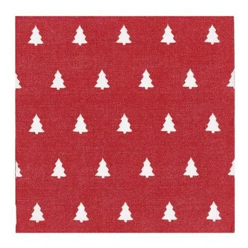 Serwetki linen trees 33x33 cm 20 szt. red Scandi essentials