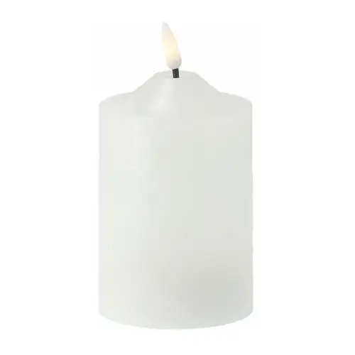 Scandi essentials świeca blokowa bright led 15 cm biały