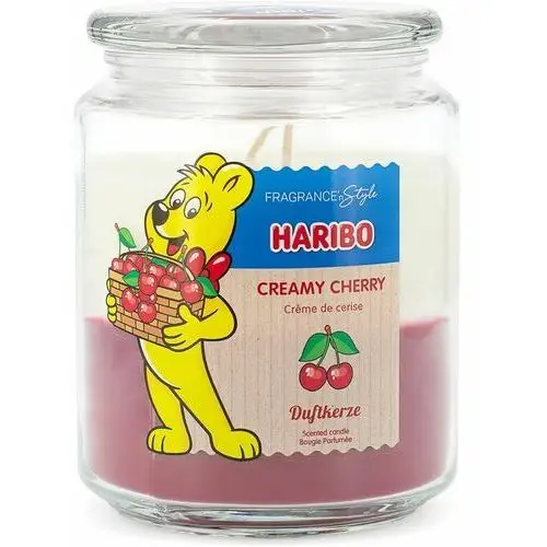 Selsey świeca zapachowa haribo creamy cherry 2w1 510 g