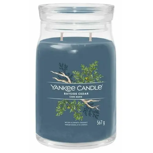 SELSEY Świeca zapachowa Yankee Candle Bayside Cedar 567 g