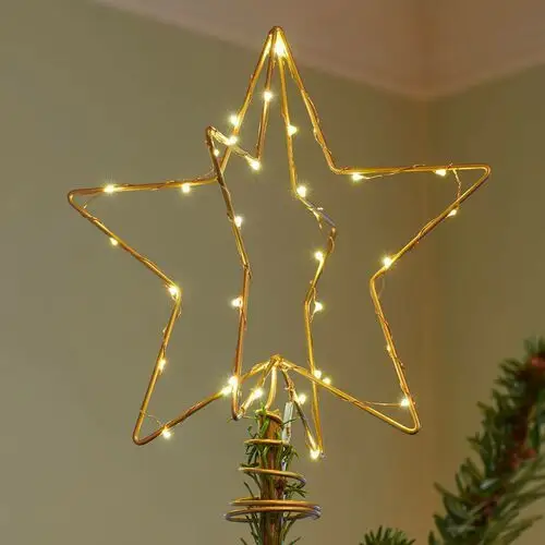 Sirius Oświetlenie dekoracyjne LED Christmas Top, złote