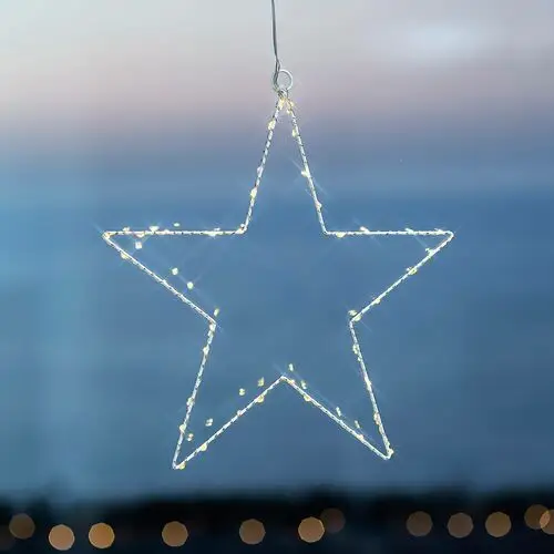 Sirius świąteczna gwiazda deko led liva star, biała