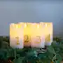Sirius Świeca LED Sara Advent 4szt wysokość 12,5cm biały/złoty Sklep on-line