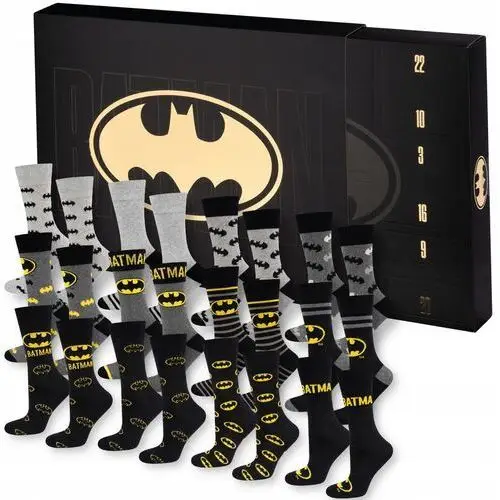 Śmieszny dla faceta Soxo gift box with socks skarpety Batman 40-45