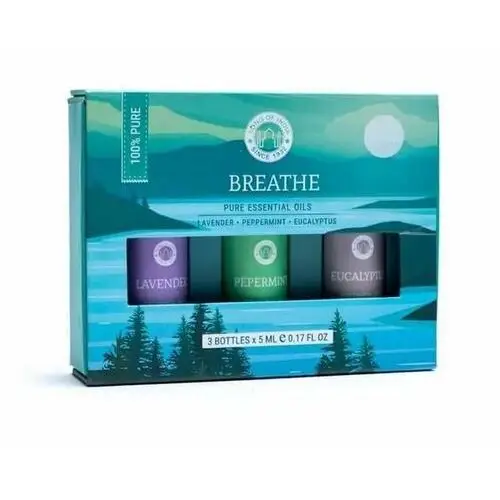 Olejki eteryczne breathe - zestaw do aromaterapii (3 x 5ml) Song of india