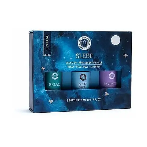 Olejki eteryczne SLEEP - zestaw do aromaterapii (3 x 5ml)