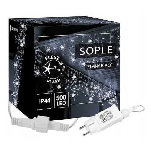 Sople 500 Led Lampki Zewnętrzne IP44 Stałe Flash