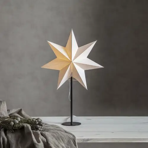 Biała świąteczna dekoracja świetlna mixa – Star trading