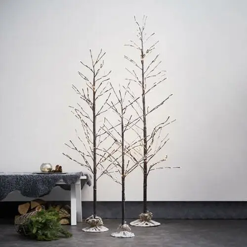 Star trading choinka dekoracyjna led tobby tree ip44 brązowa wysokość 120cm