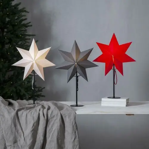 Czarno-szara świąteczna dekoracja świetlna Mixa – Star Trading