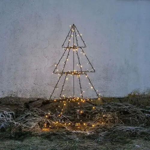 STAR TRADING Dekoracja zewnętrzna LED Light Tree Foldy, wysokość 135 cm