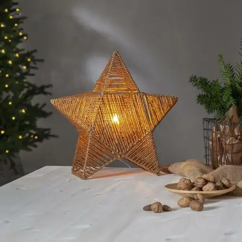 Star trading dekoracyjna gwiazda z papierowych sznurków stojąca
