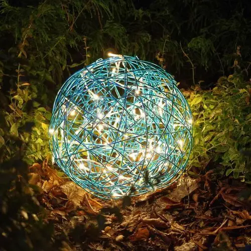 Star trading designerska kula led galax fun, Ø 30 cm, niebieska