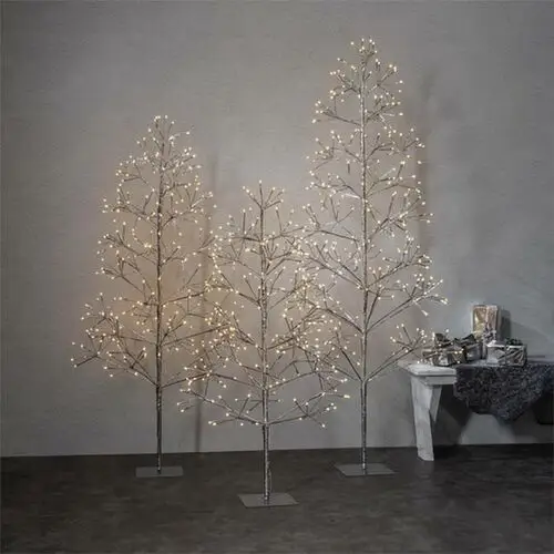 Drzewo dekoracyjne led flower tree ip44 srebrne wysokość 180cm Star trading