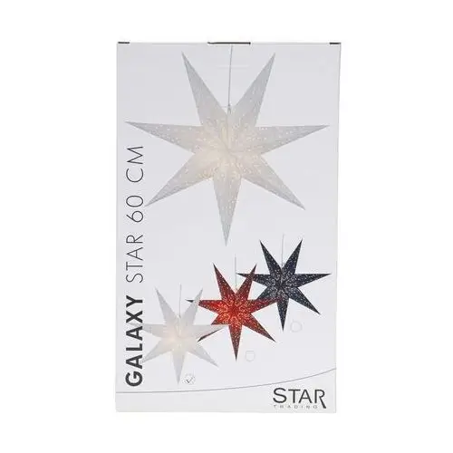 STAR TRADING Gwiazda dekoracyjna Galaxy z papieru biała Ø 60 cm