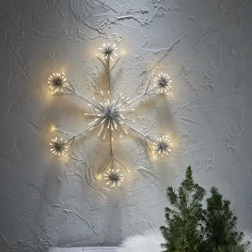 Oświetlenie dekoracyjne led flower snowflake Ø60cm Star trading