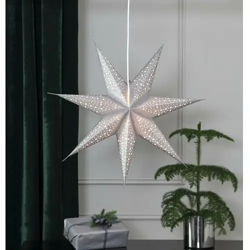 Star trading papierowa gwiazda blinka bez lampy Ø 60 cm srebrna