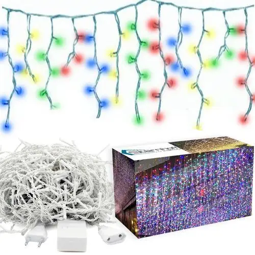 Sople lampki 100led kurtyny świetlne wielokolorowe Sternhoff