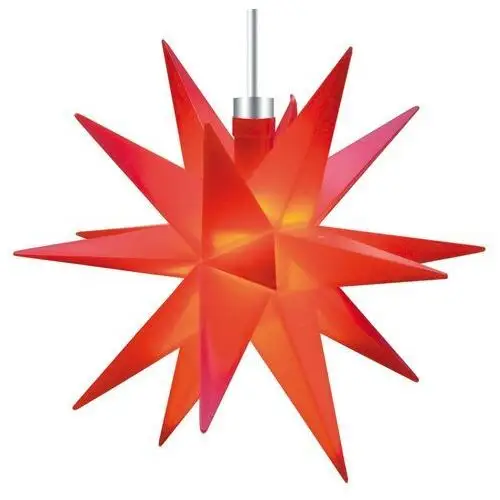 STERNTALER Czerwona 18-ramienna gwiazda 12 cm