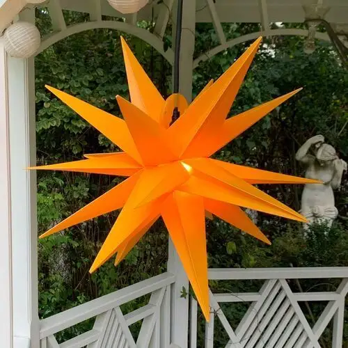 Sterntaler gwiazda dekoracyjna, 18 ramion, Ø 40 cm żółta