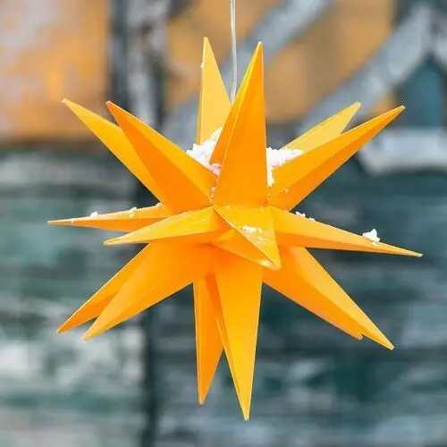 STERNTALER Gwiazda dekoracyjna LED 18 ramion, Ø 25 cm, żółta