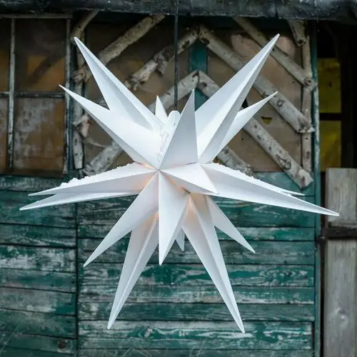 Sterntaler gwiazda dekoracyjna xxl, 18 ramion, Ø 80cm biała