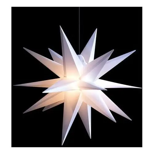 STERNTALER Gwiazda LED na zewnątrz, 18 ramion, biała Ø 55 cm