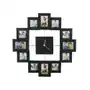 Duży (36x36cm) stylowy zegar ścienny z ramkami na 12 zdjęć. S.t.i ltd Sklep on-line
