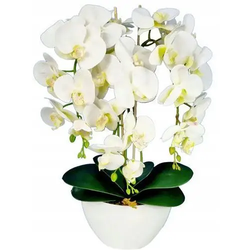 Storczyk Sztuczny Kwiaty Orchidea 3P guma jak żywy