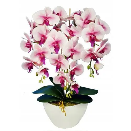 Storczyk Sztuczny Kwiaty Orchidea 3P guma jak żywy