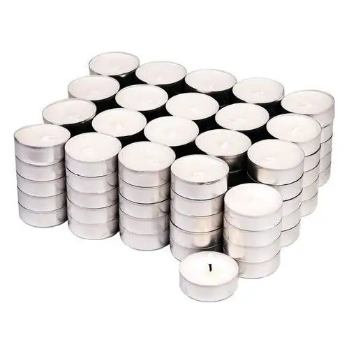 Zestaw 50 sztuk - świeczki tealight podgrzewacze bezzapachowe