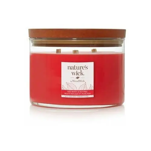 Świeca Red Berry & Nutmeg 433 g Nature's Wick by WoodWick