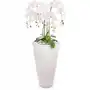 Sztuczny biały storczyk kwiaty wysoka donica 120cm Sklep on-line