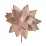 SZTUCZNY KWIAT dekoracyjny z plastycznej pianki z płatkami obrzeżonymi brokatem ∅ 38 x 78 cm różowy Sklep on-line