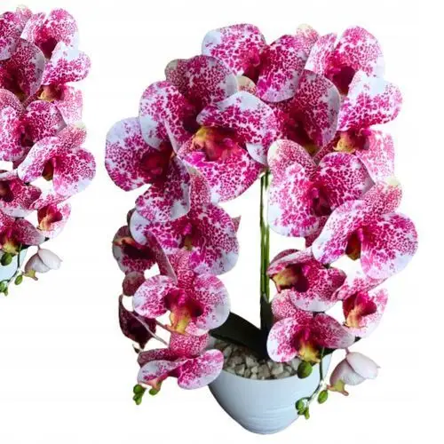 Sztuczny Storczyk sztuczne kwiaty w doniczce 50 urodziny upominek