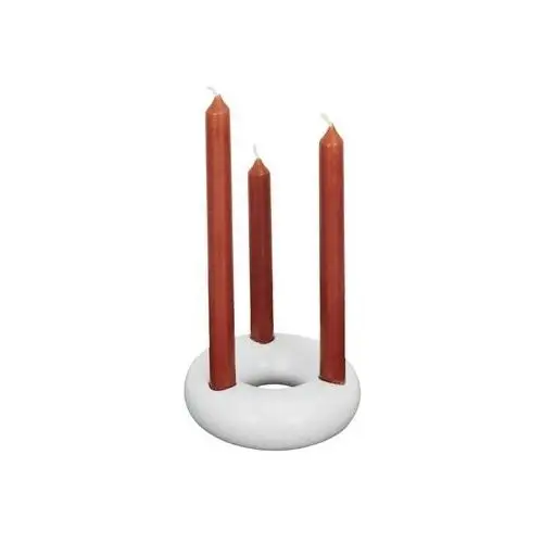 Świeczniki The home deco factory SUPPORT 3 BOUGIES BLANC M24, HD9404/WEB