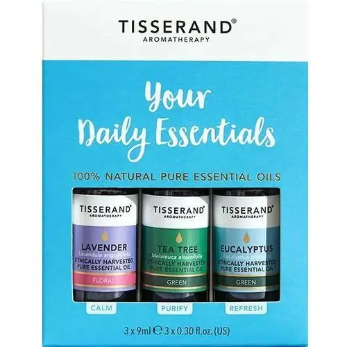 Your daily essentials kit - zestaw olejków eterycznych (3 x 9 ml) Tisserand