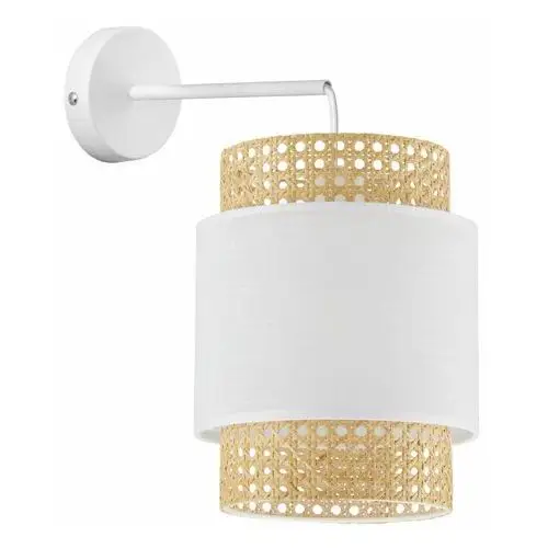 Tk lighting Kinkiet boho 6538 1 pł 1xe27 biały/naturalny