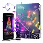 Twinkly Candies – 200 Lampki w kształcie świeczki RGB LEDs, przezroczysty przewód, USB-C Sklep on-line