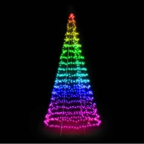 Twinkly light tree, ip44, matowe rgbw-led, 8m