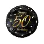 Twojestroje.pl Balon 50 happy birthday czarny 18'' 45cm Sklep on-line